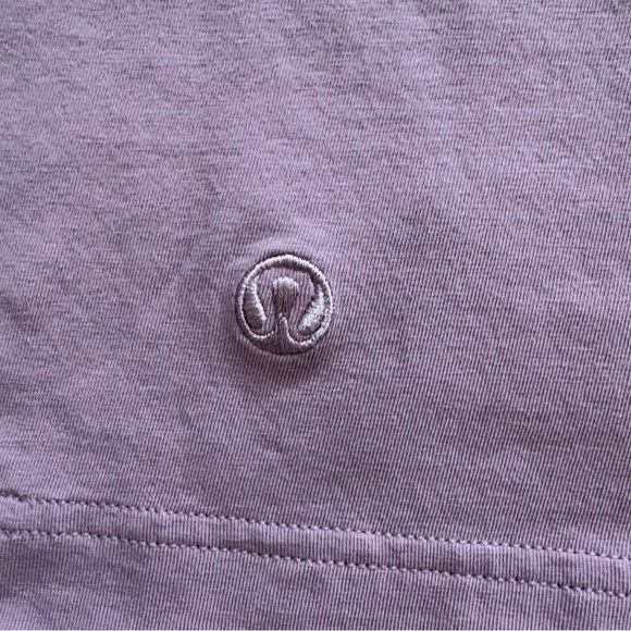 Lululemon Long Cotton Crewneck Tank Top Rose Blush Size Medium Athletic Summer - Picture 4 of 4